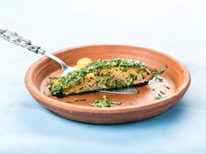 קייטרינג בשרי בירושלים | פילה סלמון בעשבי תיבול | חנות לאוכל מוכן | האחוזה קייטרינג