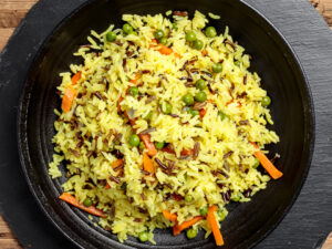 אורז בר וירקות